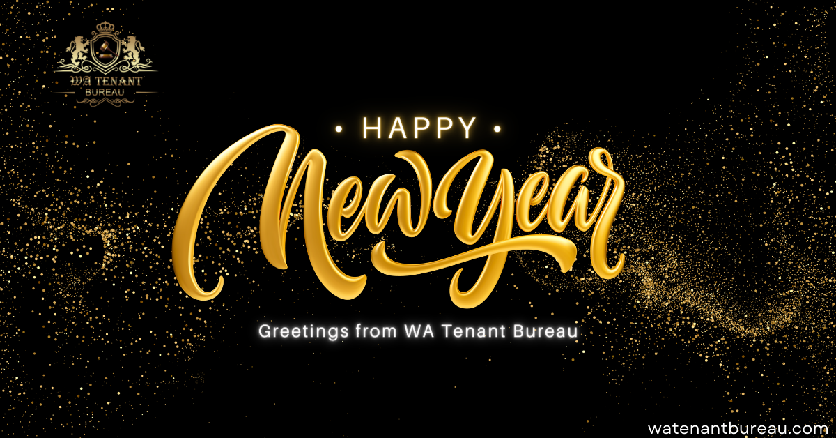 Happy New Year Greetings from WA Tenant Bureau