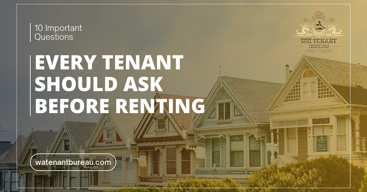 10 Important Questions Every Tenant Should Ask Before Renting